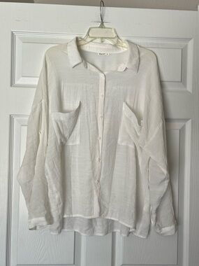 Breezy Lane Lightweight Button Down Shirt
